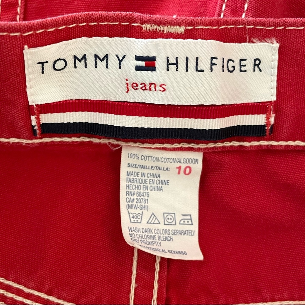 Vintage Tommy Hilfiger Mid-Rise Y2K 4” Carpenter Shorts - Picture 5 of 6